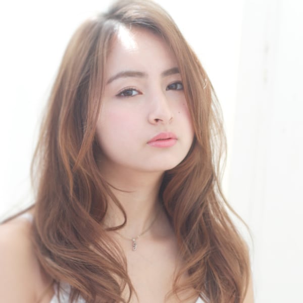 大人キレイなロング オフェロなラフカールで簡単スタイリング