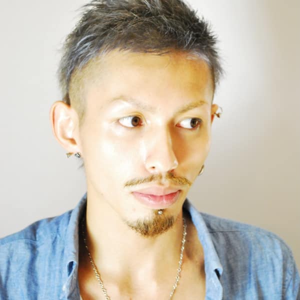 スパイキーショート見せツーブロック!!【miel hair新