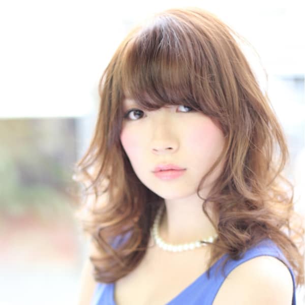 ほつれウェーブ簡単スタイリングナチュラルボブ|はなはな紫原店