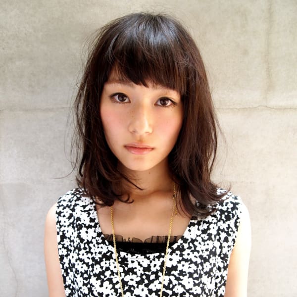 【3ページ目 オススメ順】30代/レイヤー/黒髪/ミディアムの髪型・ヘアスタイル 楽天ビューティ