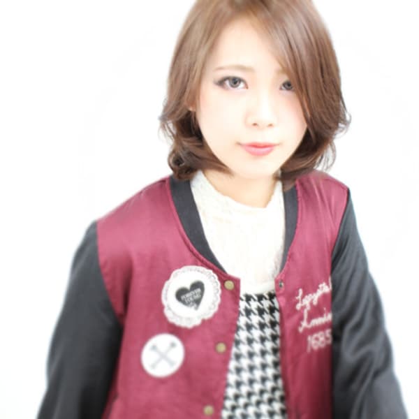 ☆大人かわいい似合わせカットウェービーボブ甘辛ミックス☆
