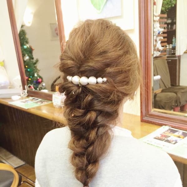 編み込み☆ダーウンヘア