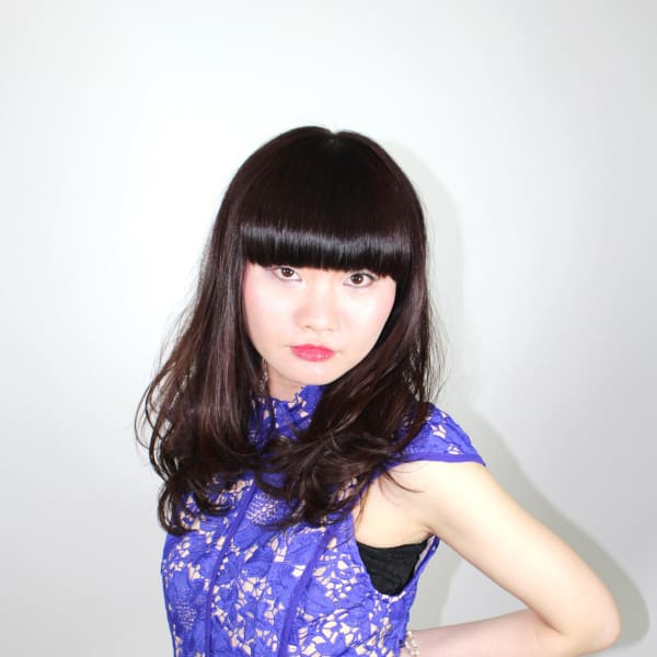 abilityhair ふわセミディスタイル