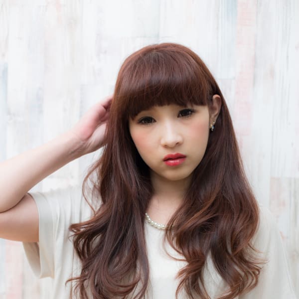 印象的美人ロング