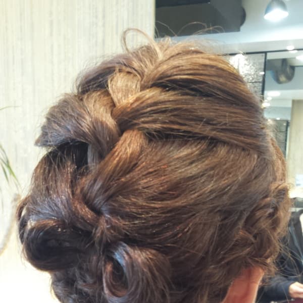 編み込みリボン