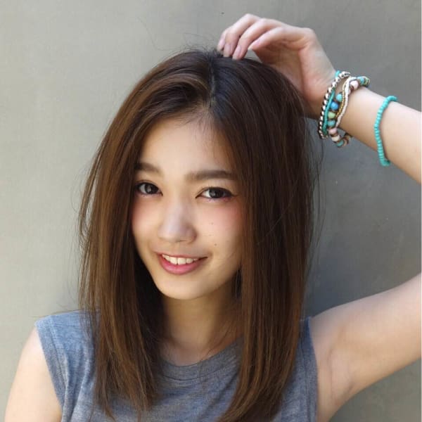 サラッとストレートスタイル