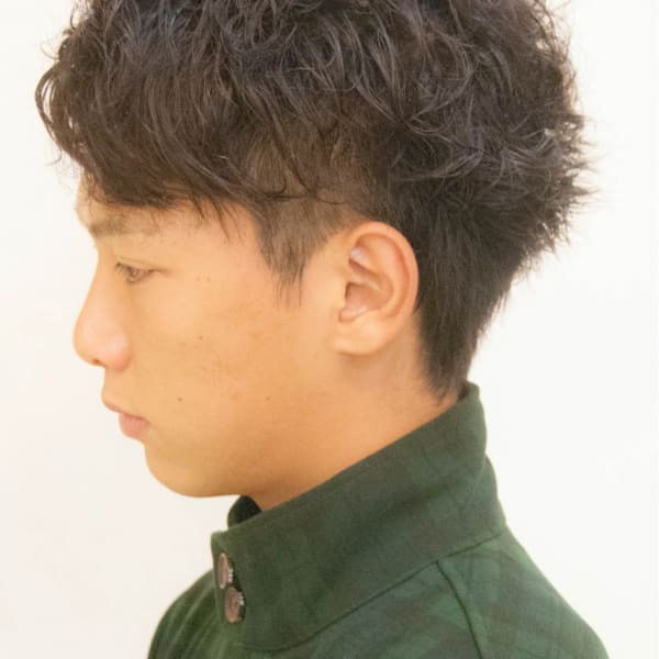 ★七三風無造作パーマｖｓ