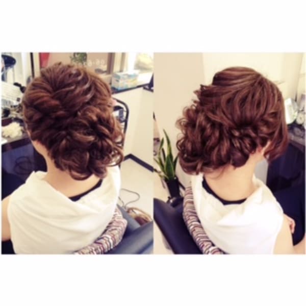 ルーズアップシニヨン