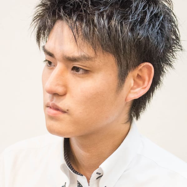 ★ツーブロックスパイキー vs