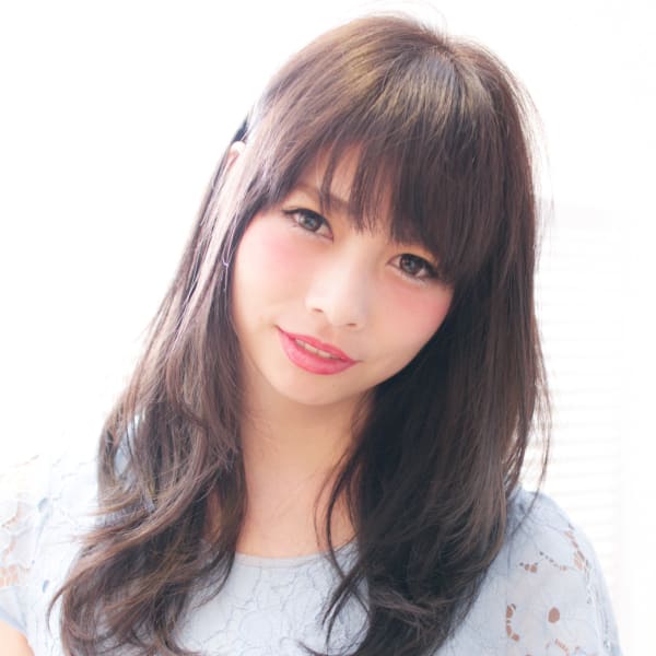 黒髪アンニュイロング【H-114】