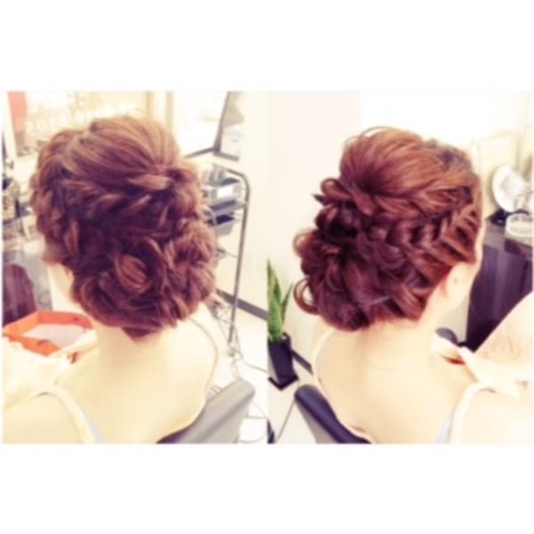  ボリューミーシニヨン