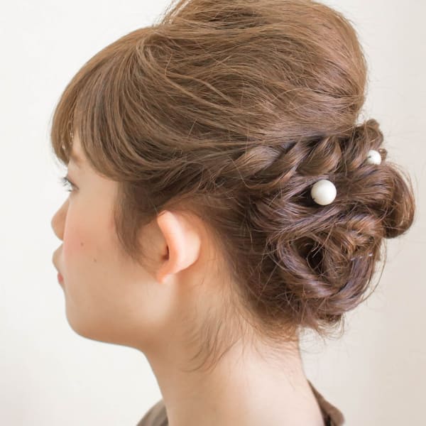 セレブ風編み込みセット