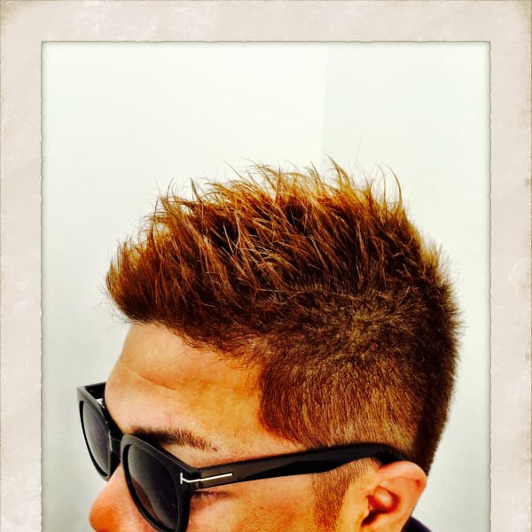 ワイルド系スパイキー。|Ohp barber Shop