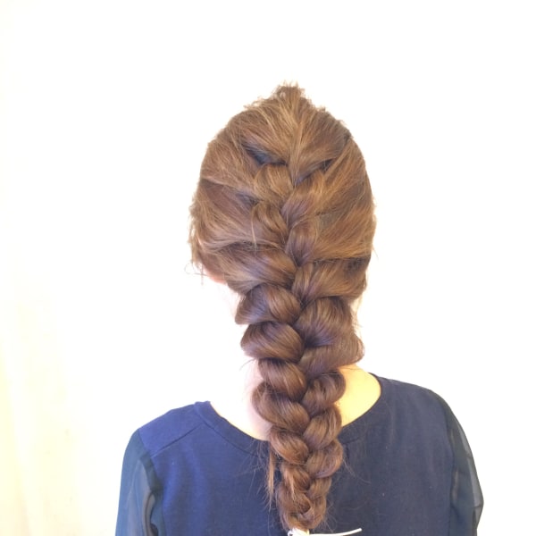 編み込み☆ダーウンヘア