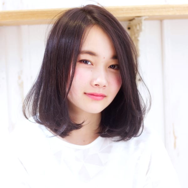 ワンカールで大人シンプルボブディ　M１２６