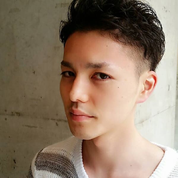 ツーブロックベリーショートスタイル