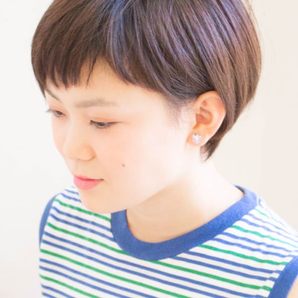 かわいい ボーイッシュ 中学生 髪型 女子 ベリー ショート 603959