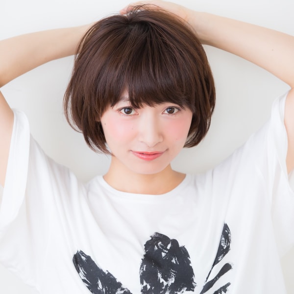 【aRietta】大人可愛いフェザーボブショート☆