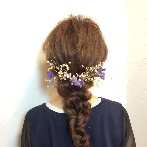 編み込み☆ダーウンヘア