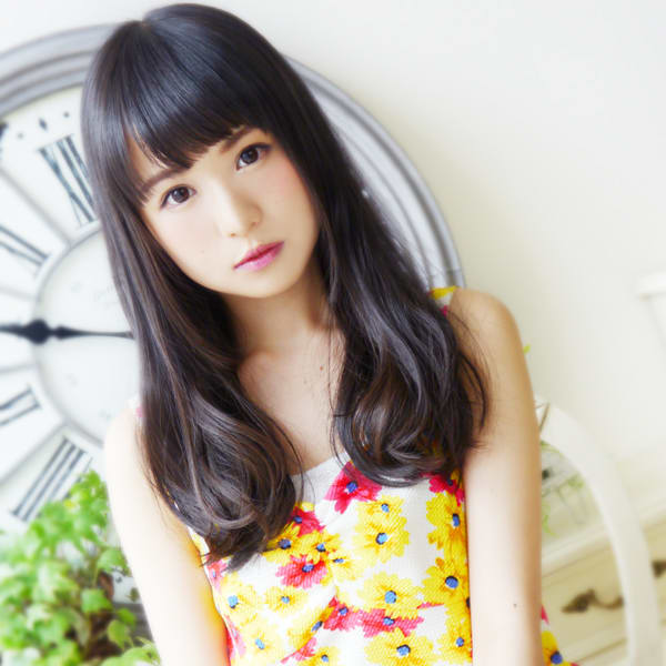 可愛すぎる黒髪 Sweet セミディ