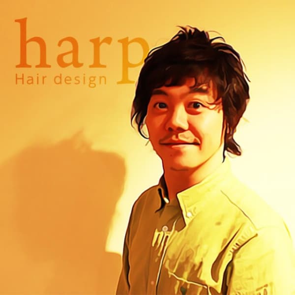 Hair Design harp【ハープ】のスタッフ紹介。川上　靖之