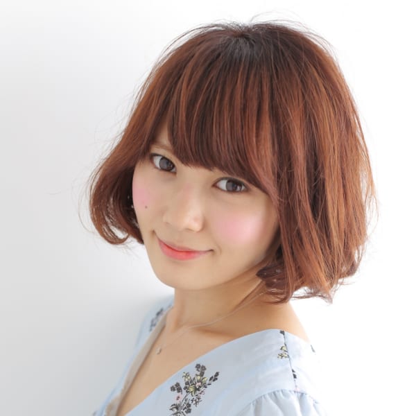 くせ毛も活かせるふわっとボブ