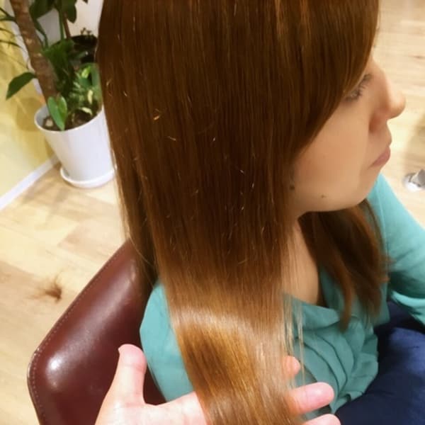 明るい白髪染め