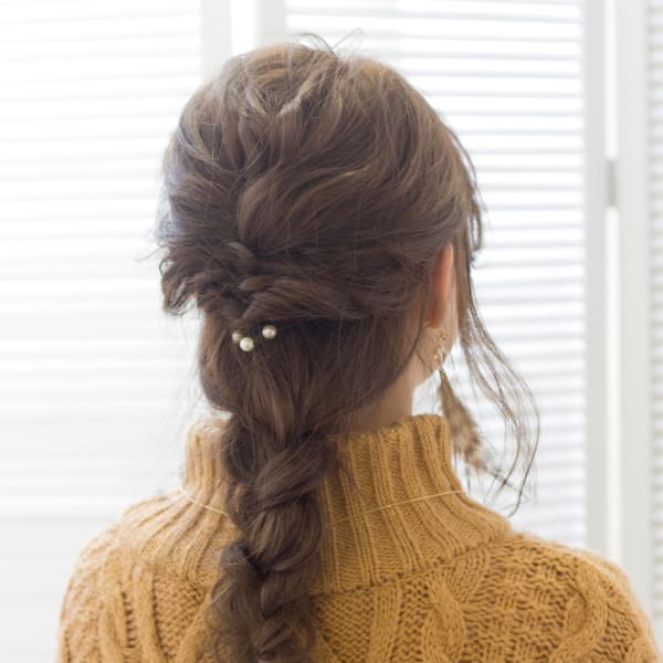 大人可愛いお呼ばれ小慣れアレンジ　T−９１