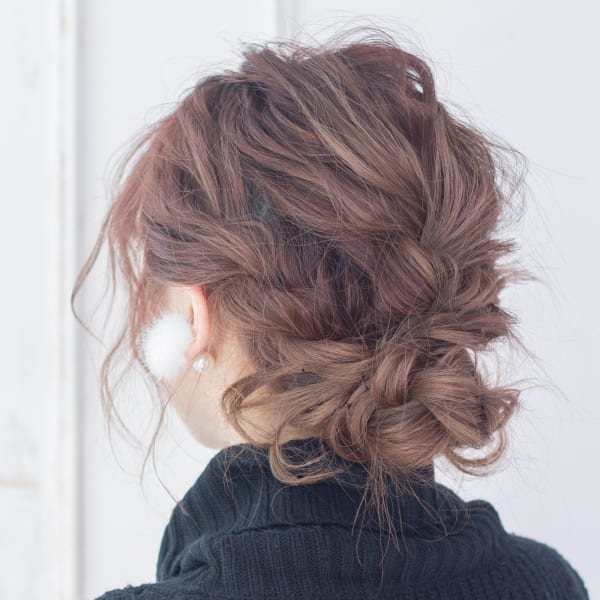 お呼ばれ小慣れアップスタイル　T−１０２