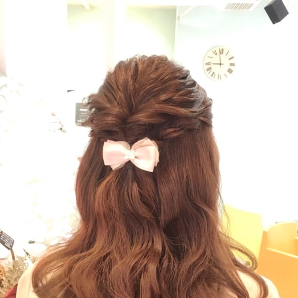 ハーフアップ☆