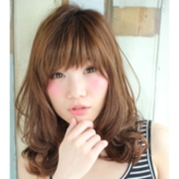 キュートなパーマセミディ☆