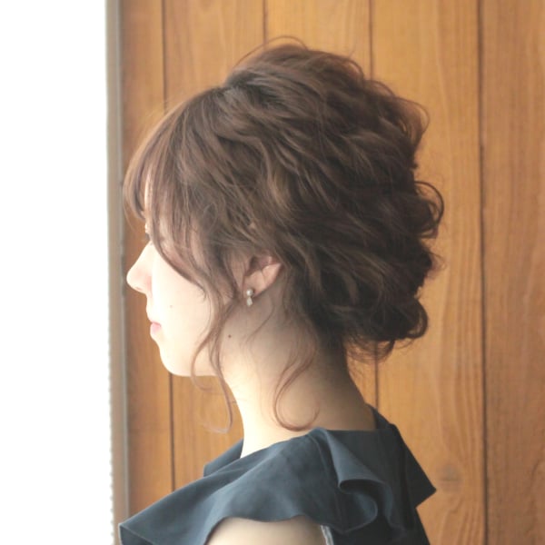ボブでもできるヘアセット