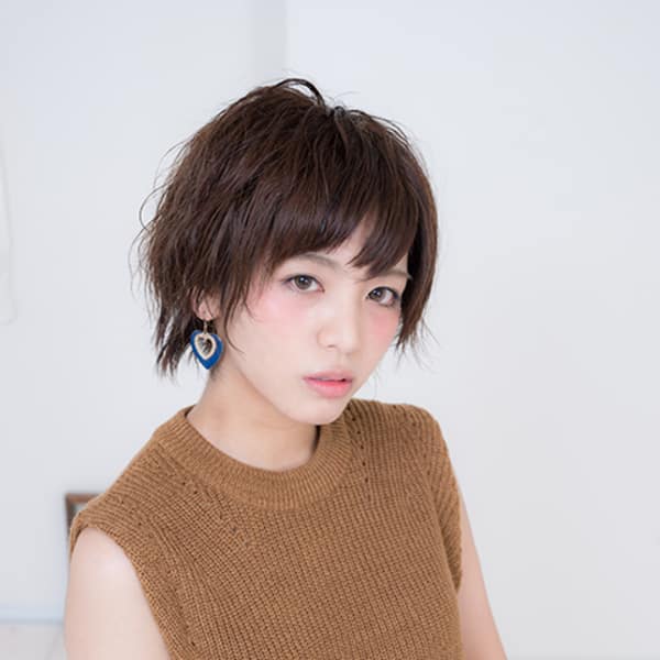 絶対可愛くなれる小顔ベリーショートヘア 