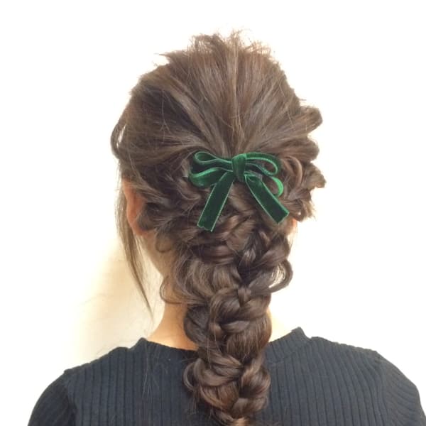 編み込み☆ダーウンヘア