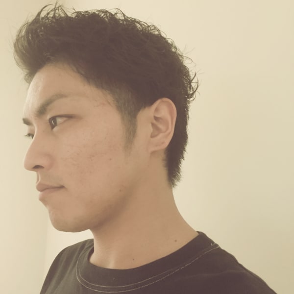 ツーブロックショートパーマ☆