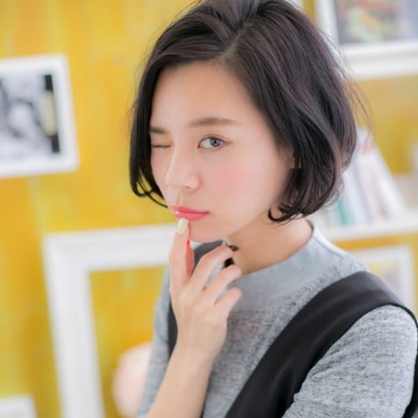 オススメ順 40代 パーマ 黒髪の髪型 ヘアスタイル 楽天ビューティ