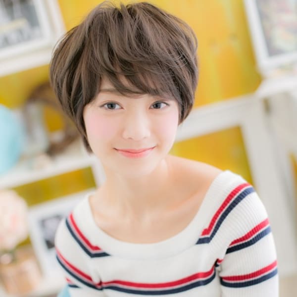オススメ順 50代 マッシュ ショートの髪型 ヘアスタイル 楽天ビューティ
