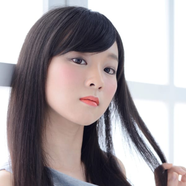 ツヤ髪ストレート