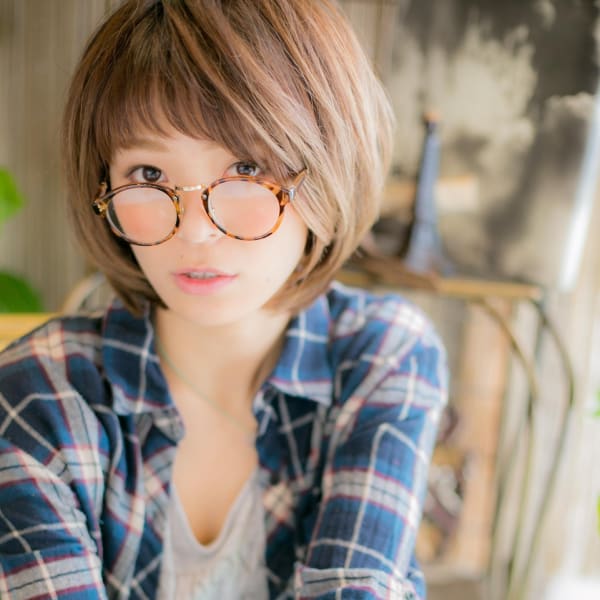 【ぱっつんバング】前髪がアクセント♪大人ボブ