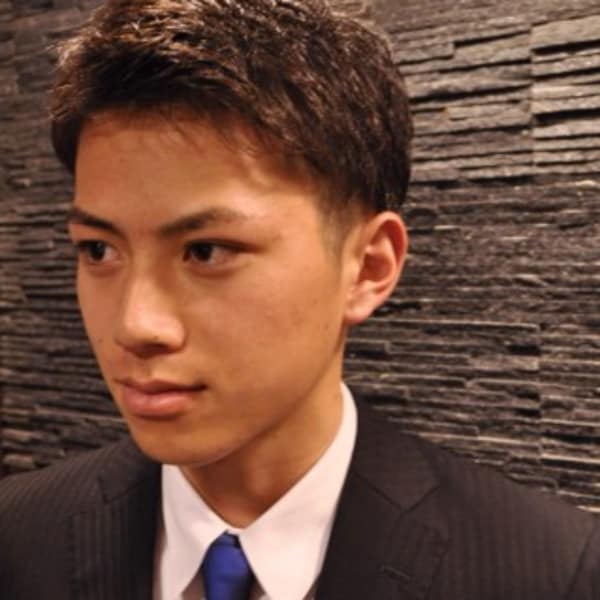 ツヤ感大人のビジネス七三【港区/浜松町/大門】