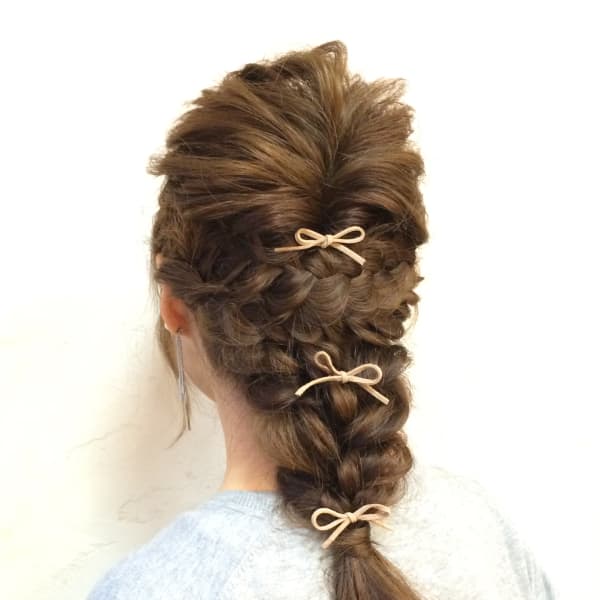 編み込み☆ダーウンヘア