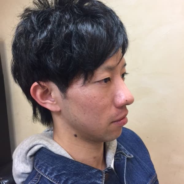 好感度大ゆるカール～ツーブロックを添えて～
