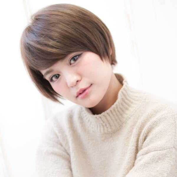 小顔ラインの艶ショート【H-202】