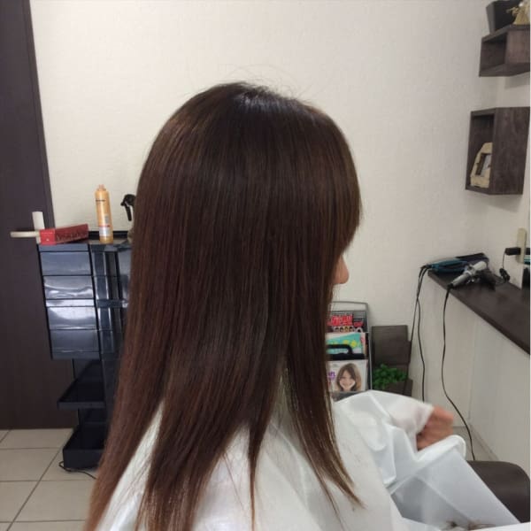 ナチュラルストレート|hair design bios