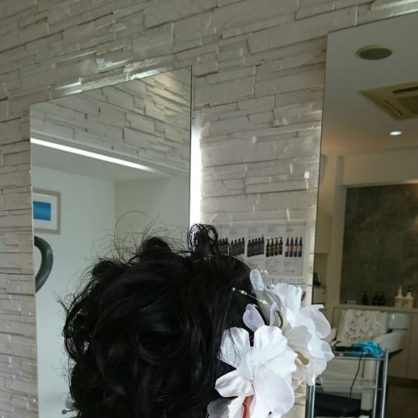 編みこみカール