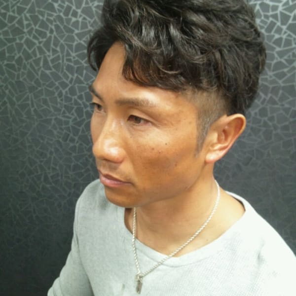 パーマ×ショート