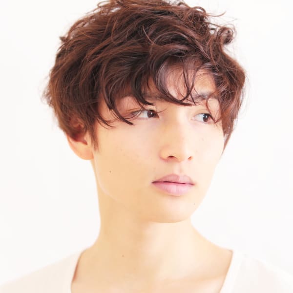 ☆リッジの効いたマッシュツーブロパーマなショート☆