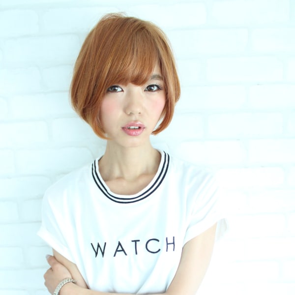 大人の前下がりショートボブ☆
