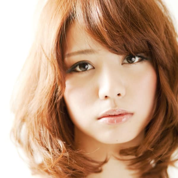 グラマラスな重めバング♪エアリーカールマッシュミディ☆