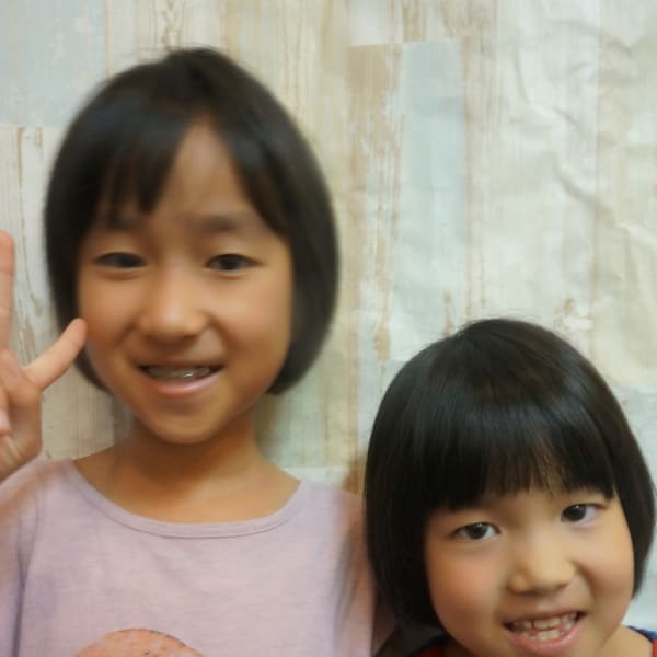 キッズカット★重めスタイルナチュラルボブ